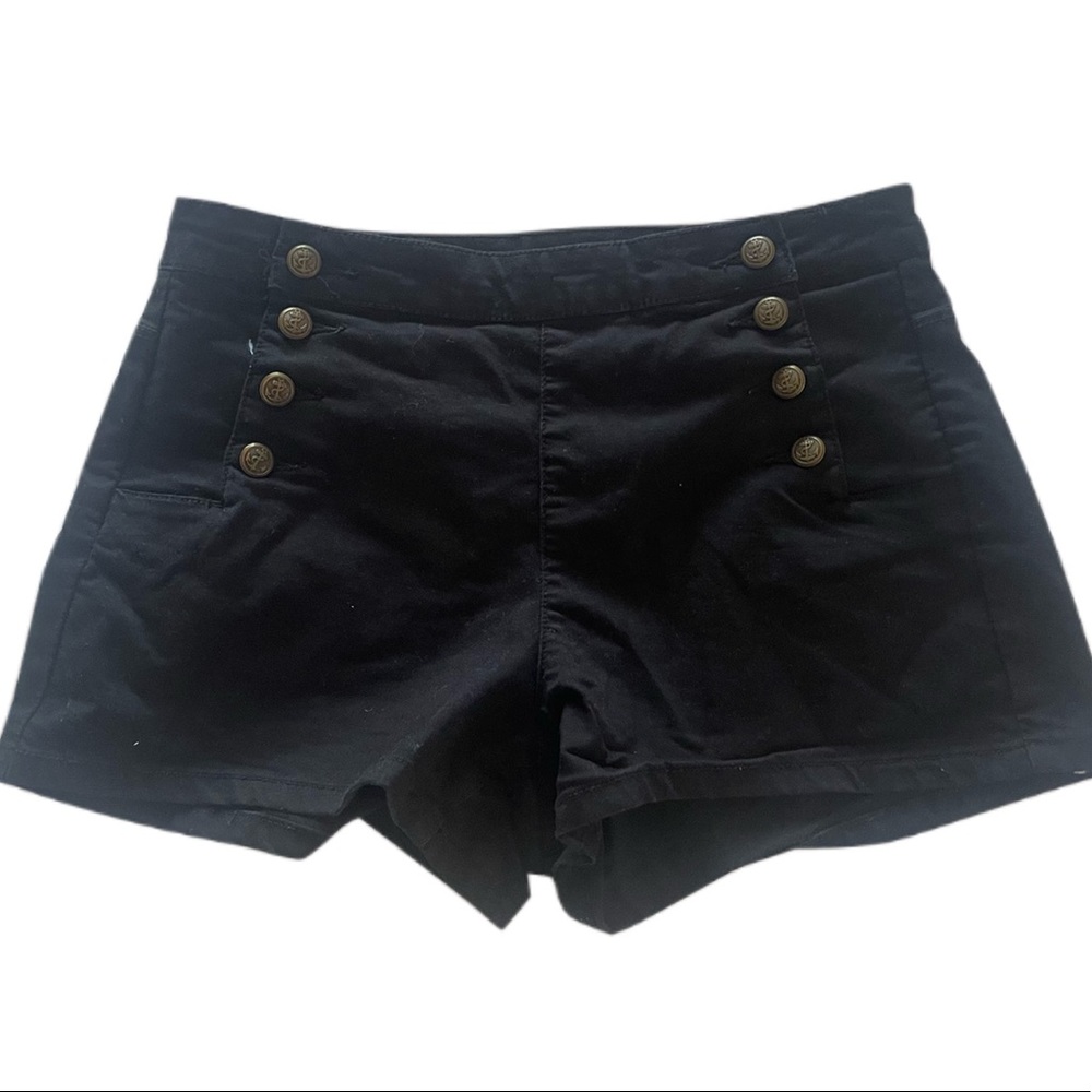 Black Sailor Shorts